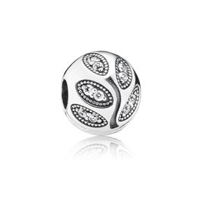 Pandora • Clip Charm Sparkling Leaves 🌿✨ RETIRED!